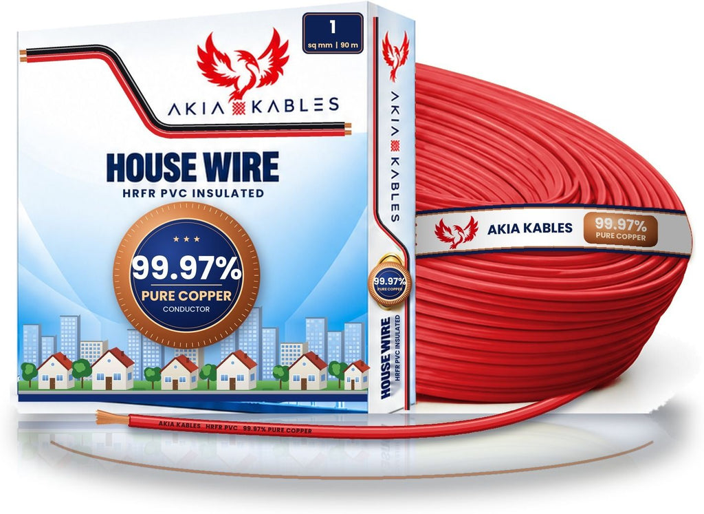 AKIA KABLES 99.97% Pure Copper wire Red